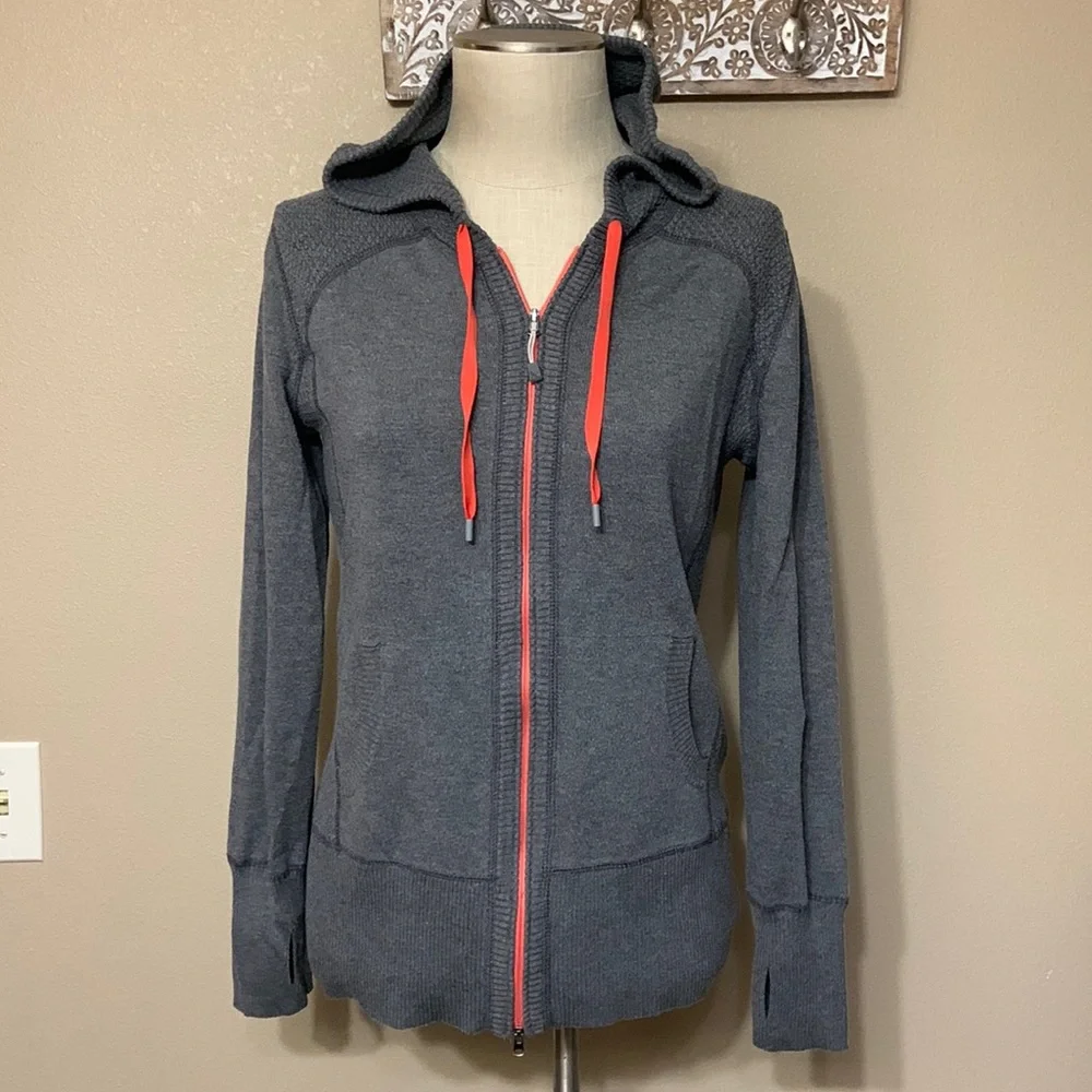 Eddie Bauer Gray Zippered Sweater - Picture 1 of 7